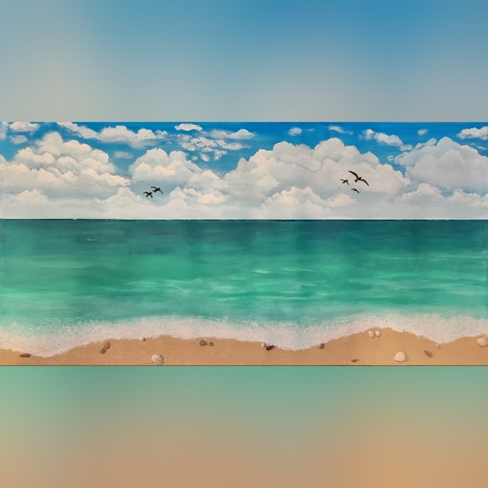 "Seashore Escape" by trmounce in Acrylics
